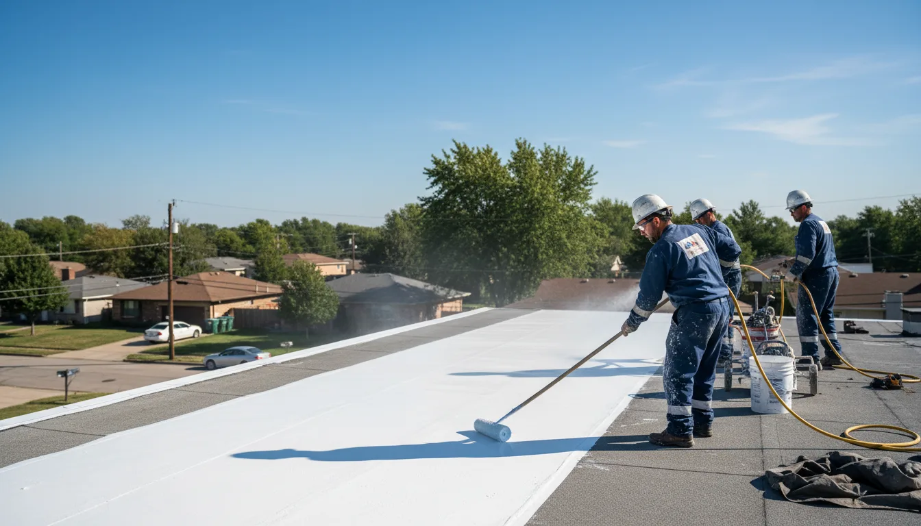 Commercial roof coating in Scotland, PA near me